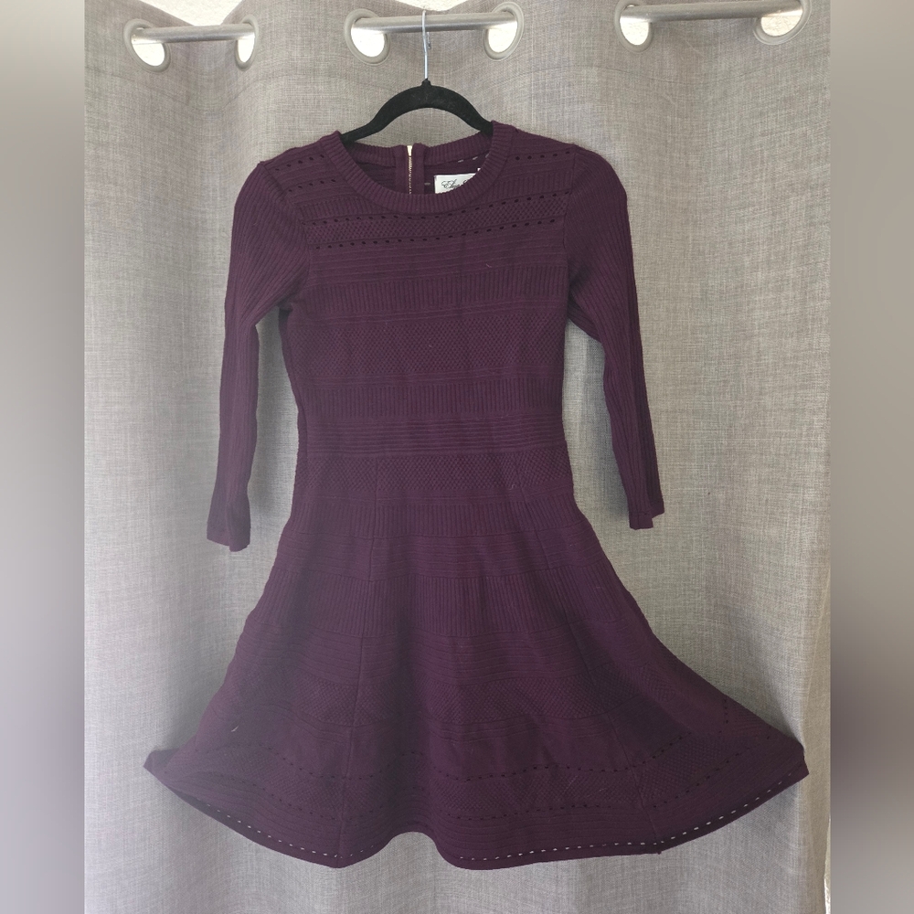 Eliza J Purple Mini Dress
